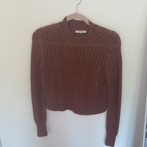 Brown knitted top